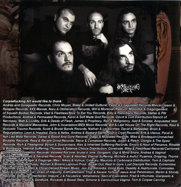 Corpsefucking Art : War Of The Toilet Gear (CD, Album)