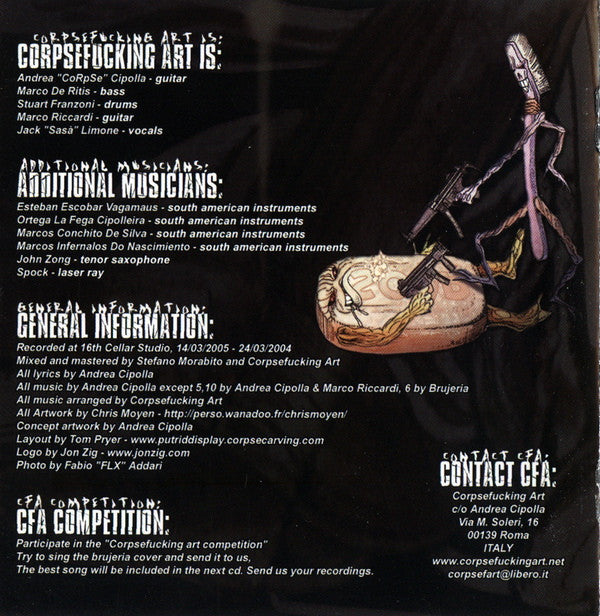 Corpsefucking Art : War Of The Toilet Gear (CD, Album)
