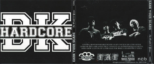 Earn Your Scars : The World Is Yours (CD, Album)