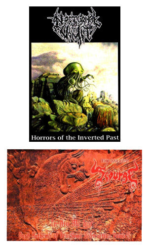 The Satan's Scourge / Nocturnal Vomit : In Nin Me Hur / Horrors Of The Inverted Past (Cass, Ltd, Num)
