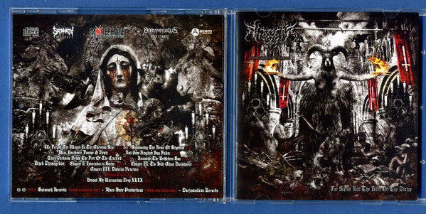 Alastor Sanguinary Embryo : For Satan And The Ruin Of The Divine (CD, Album, Ltd)