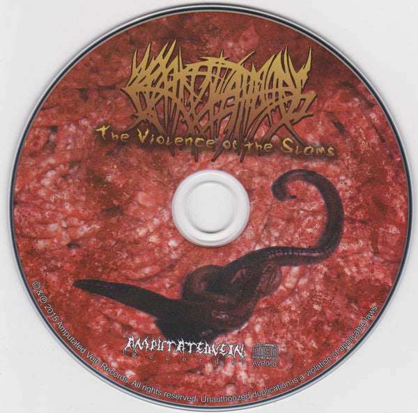 Crepitation : The Violence Of The Slams (CD, Album, Sli)