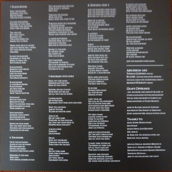 Abscession : Grave Offerings (LP, Album)