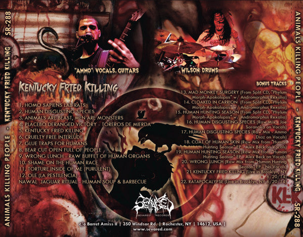 Animals Killing People : Kentucky Fried Killing (CD, Album, RE, RM)