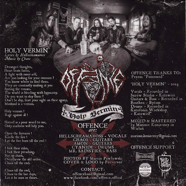 Trauma (10) / Offence : Craving For.../Holy Vermin (7", EP, Ltd, Spl)