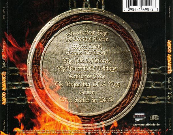 Amon Amarth : Fate Of Norns (CD, Album)