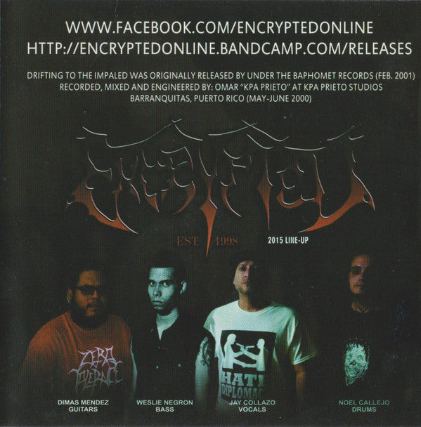 Encrypted (3) : Drifting To The Impaled (CD, EP, RE)