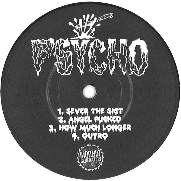 Psycho (10) / Kadaverficker : Psycho / Kadaverficker (7", EP, Single, Num)