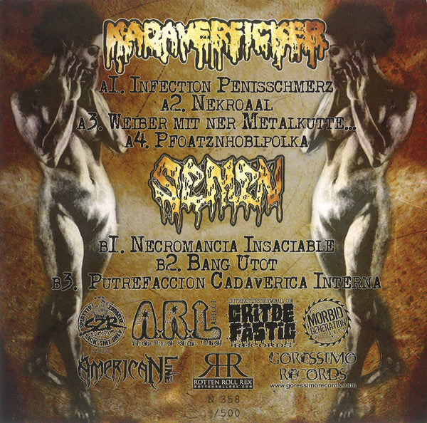Kadaverficker / Semen (3) : Kadaverficker / Semen (7", EP, Ltd, Num)
