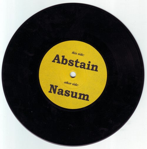 ABSTAIN / NASUM - Religion Is War / The Black Illusions - Vinyl