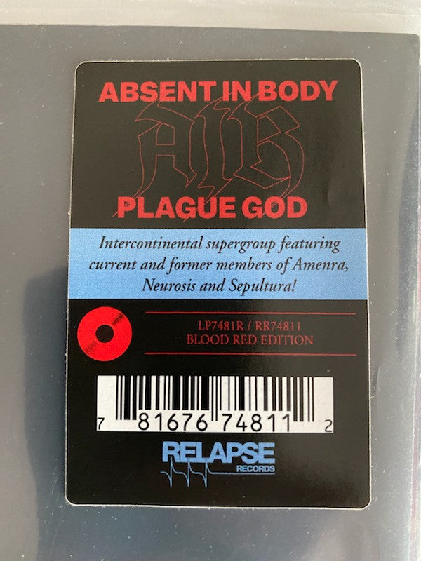 ABSENT IN BODY - Plague God - Vinyl