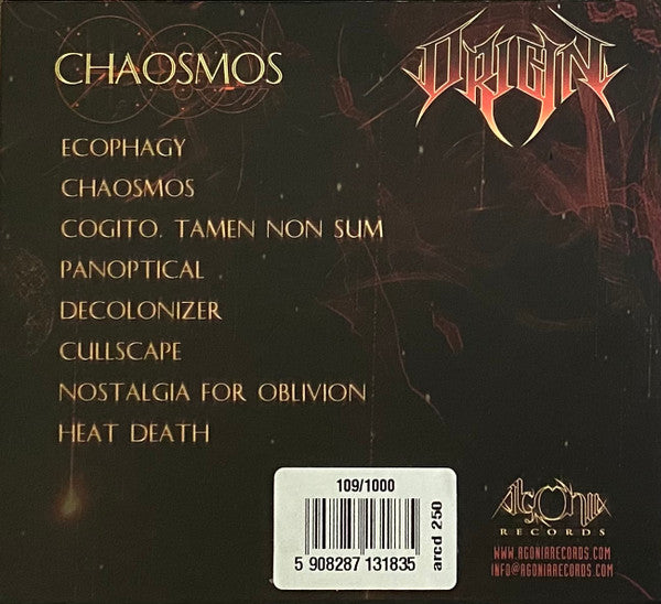 ORIGIN - Chaosmos CD-Digi Limited