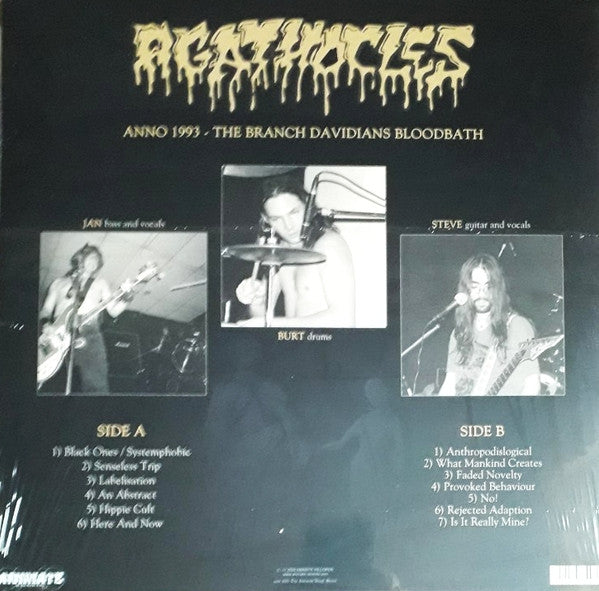 AGATHOCLES - Anno 1993 - The Branch Davidians Bloodbath - Vinyl