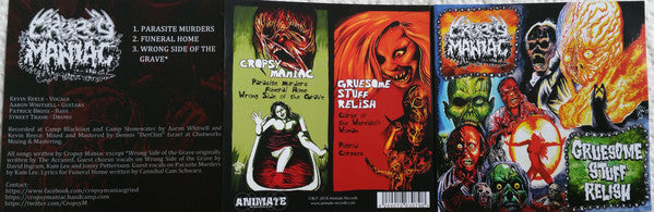 Cropsy Maniac / Gruesome Stuff Relish : Cropsy Maniac / Gruesome Stuff Relish (CD, Mini, EP, Ltd)