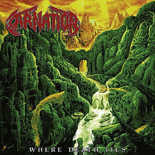 Carnation (3) : Where Death Lies (LP, Album, Red)