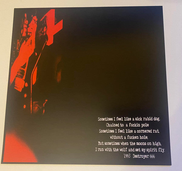 Destroyer 666* : Violence Is The Prince Of This World (LP, Album, Ltd, RE, Bro)