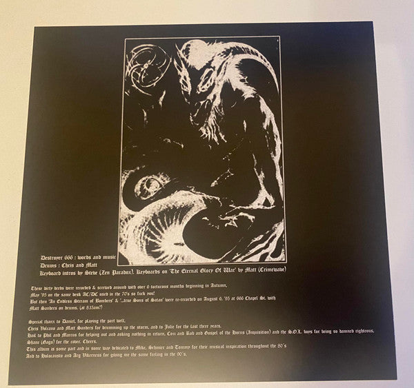 Destroyer 666* : Violence Is The Prince Of This World (LP, Album, Ltd, RE, Bro)