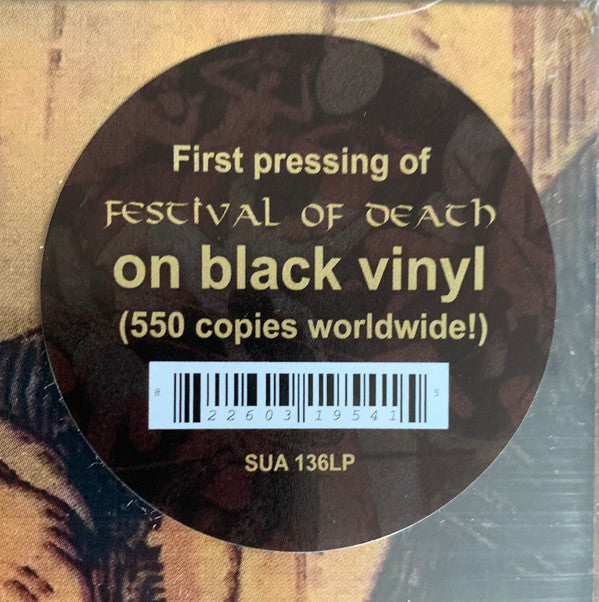 Brodequin : Festival Of Death (LP, Album, Ltd, RE)