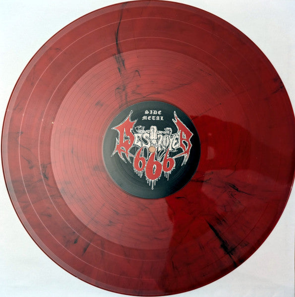 Deströyer 666 : Six Songs With The Devil (12", Ltd, RE, Red)