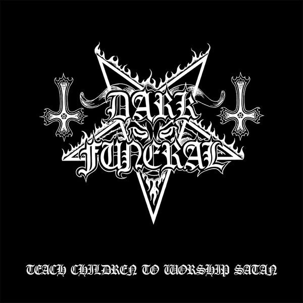 Dark Funeral : Teach Children To Worship Satan (12", MiniAlbum, Ltd, RE, Whi)
