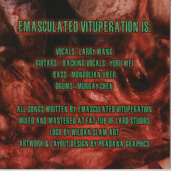 Emasculated Vituperation : Larval Communion In The Womb Cathedral (CD, Album)