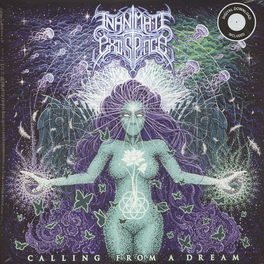 Inanimate Existence : Calling From A Dream (LP, Album, Whi)