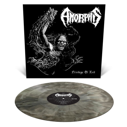 Amorphis - Privilege Of Evil Black and White Galaxy Effect Merge - LP - VINYL