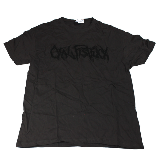 ORAL FISTFUCK - Black Logo on grey Shirt - T-Shirt