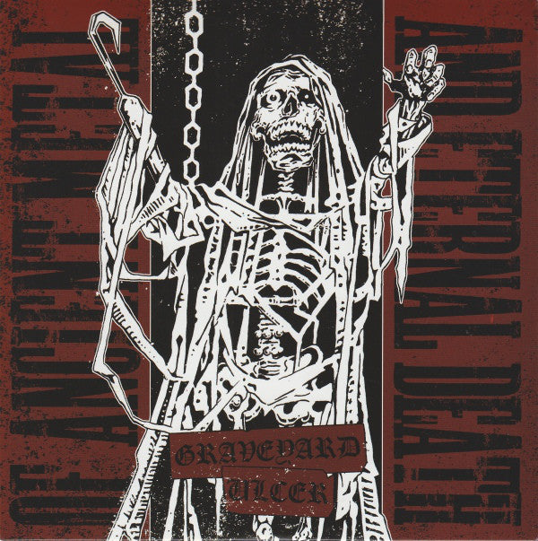 Graveyard (4) / Ulcer (9) : Of Ancient Metal And Eternal Death (7", Ltd, Whi)