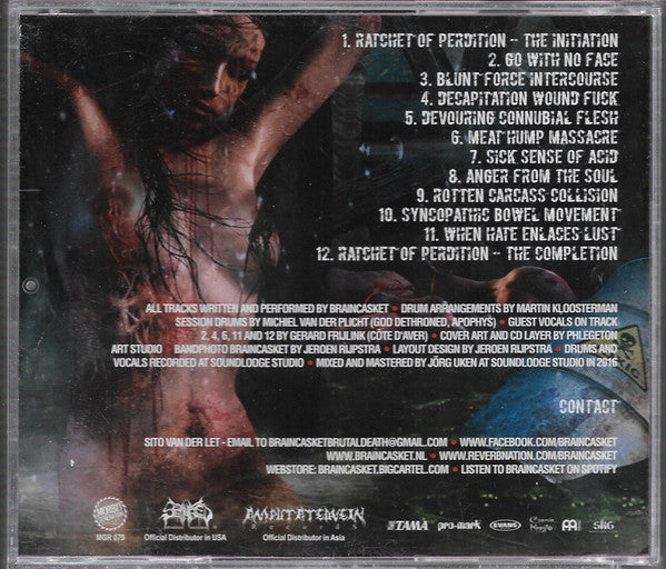 Braincasket : Ratchet Of Perdition (CD, Album)