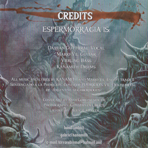 Espermorragia : The Human Misery In Decline (CD, Album)
