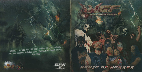 Various : WGF World Goregrind Federation (House Of Horror)  (CD, Comp)