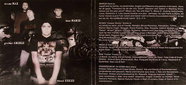Engorgement In Veins : Promo 2007 (CDr, Promo)