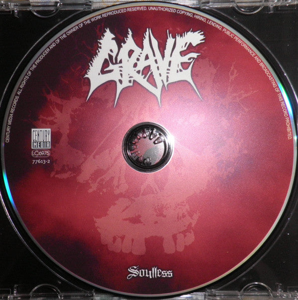 Grave (2) : Soulless (CD, Album, Enh, RE, Bla)