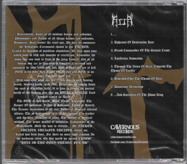 Arra : Upheaval Of Destructive Hate (CD, Album)