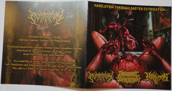 Embryectomy (2), Nephrectomy, Psychosomatic Self-Mutilation : Absolution Through Sacred Extrication (CD, Album)