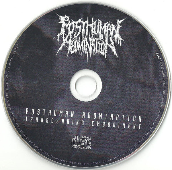 Posthuman Abomination : Transcending Embodiment (CD, Album)
