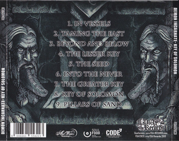 Demon Incarnate : Key Of Solomon (CD, Album)