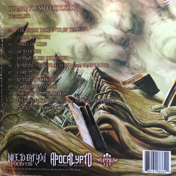 Burning Flesh : Human Flesh Fertilizer (CD, Album, Dig)