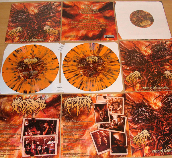 Fetor / Crepitation : Onset Of Horrendosity (7", EP, Ltd, Spl)