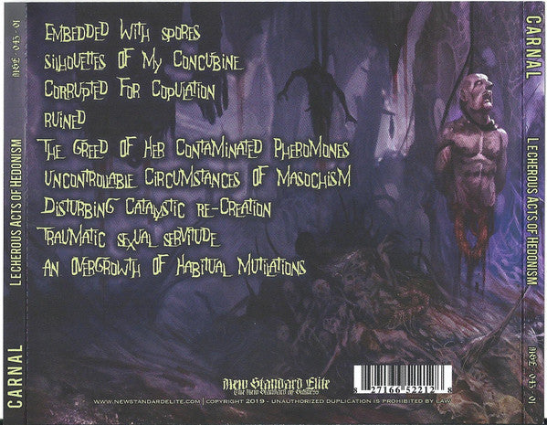 Carnal (4) : Lecherous Acts Of Hedonism (CD, Album)