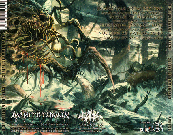 Disfigurement Of Flesh : Shrine Of Immortals (CD, EP)