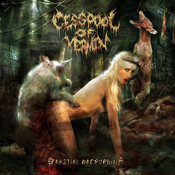 Cesspool Of Vermin : Beastial Necrophilia (CD, Album)