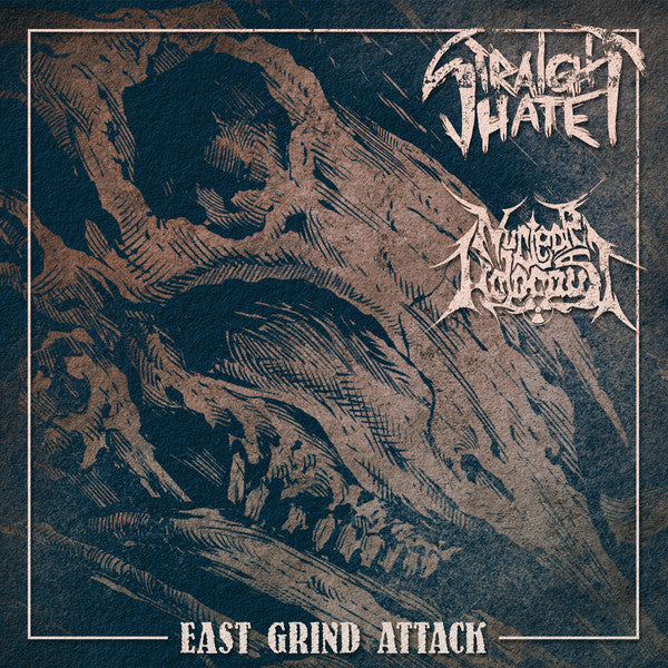 Straight Hate (2) / Nuclear Holocaust : East Grind Attack (7", EP, Ltd, Bla)