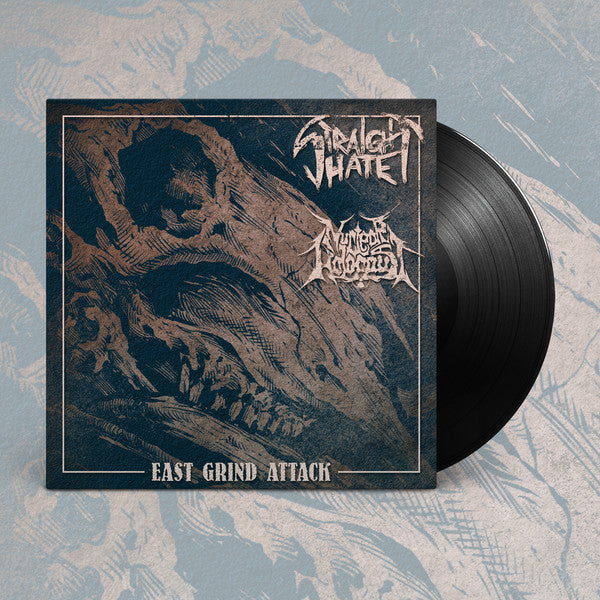 Straight Hate (2) / Nuclear Holocaust : East Grind Attack (7", EP, Ltd, Bla)