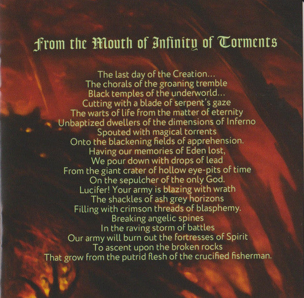 Ominous Scriptures : The Fall of the Celestial Throne (CD, Album)