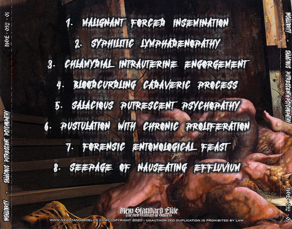 Insalubrity : Salacious Putrescent Psychopathy (CD, Album)