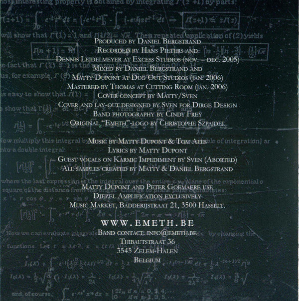 Emeth : Reticulated (CD, Album)
