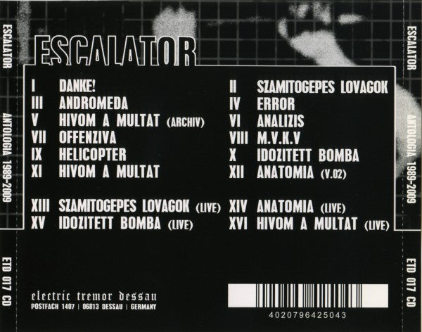 Escalator (2) : Antologia 1989-2009 (CD, Comp)