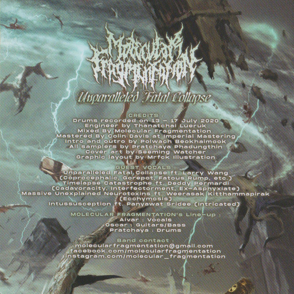 Molecular Fragmentation : Unparalleled Fatal Collapse (CD, Album)